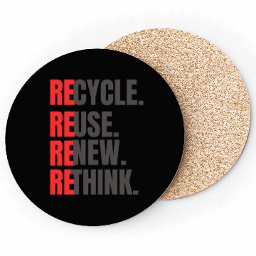 Discover Recycle use new think Classic Coasters