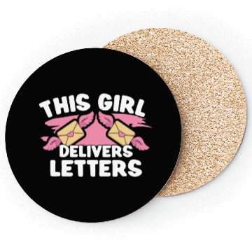 Discover Postal Worker Mail Lady Mail Carrier Postal Coasters