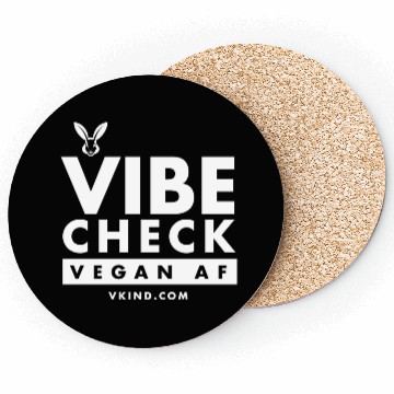 Discover Vkind Vibe Check Vegan AF Coasters