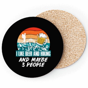 Discover I like Beer and Hiking Mountain lover Wanderlust Coasters
