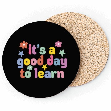 Discover It's a good Day to learn - Cute Vintage Coasters