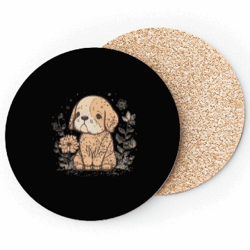 Discover Brown is the New Cute: A Tribute to Adorable Pups Coasters