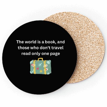 Discover The world is a book Coasters