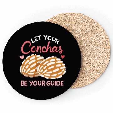 Discover Conchas Mexican Mexico Sweet Bread Roll Coasters