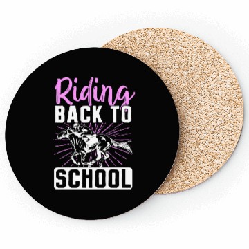 Discover Horse Lover Equestrian Riding Back To School Coasters