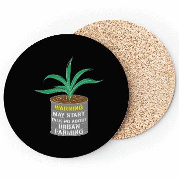 Discover Urban Farming Funny Farmer Coasters