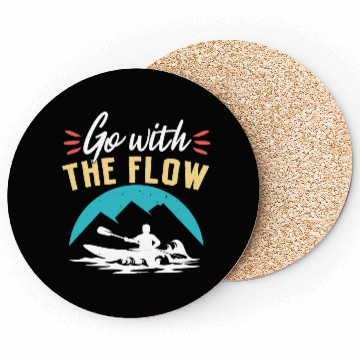 Discover Go With The Flow Kayaking Paddle Coasters