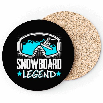 Discover Snowboarding Snowboard Legend Coasters