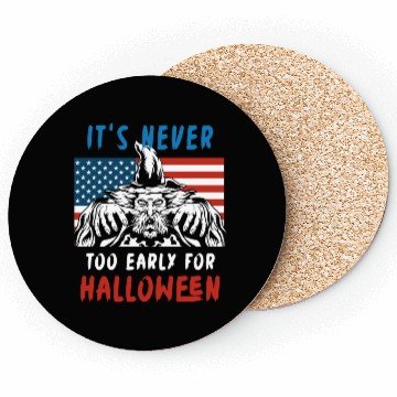 Discover It is Never Too Early For Halloween Wizard Coasters