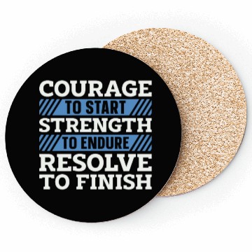 Discover Cross Country Running Courage To Start XC Runner Coasters