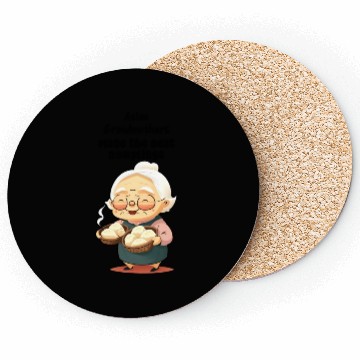 Discover Asian Grandma Dumplings Coasters