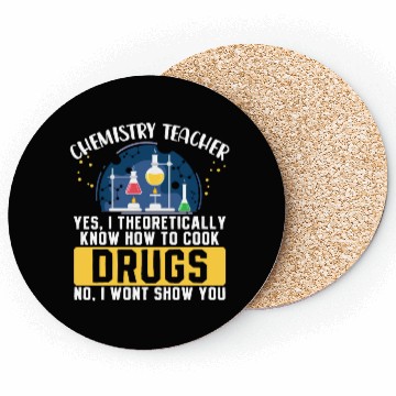 Discover Chemistry Teacher Science Periodic Table Coasters