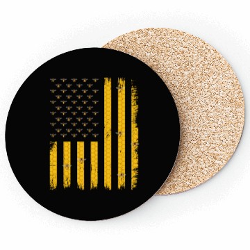 Discover Beekeeper Usa Flag Coasters