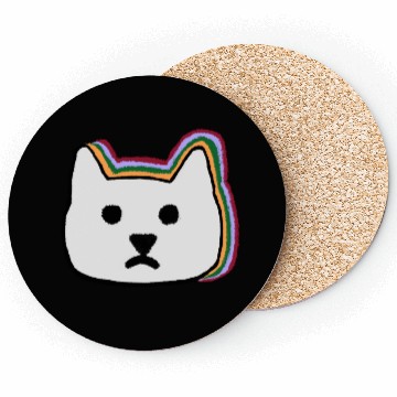 Discover cat face Coasters