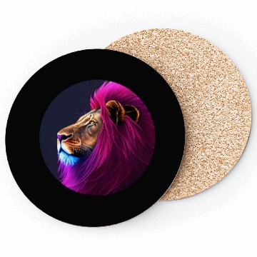 Discover Flowing Lion Colors Coasters