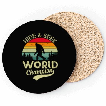 Discover Hide and Seek Nature boy Hiker funny Coasters