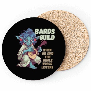 Discover Bards Guild, We Sing Listens Coasters