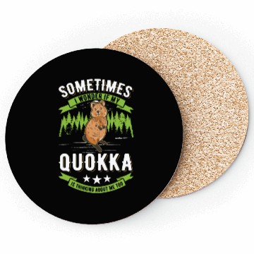Discover Quokka Gift Short-tailed Kangaroo Coasters