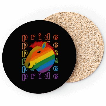 Discover Pride Capybara Coasters