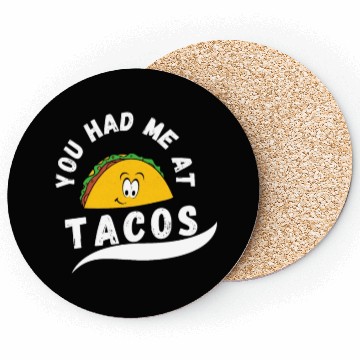 Discover Taco You Had Me At Tacos Cinco De Mayo Mexican FF Band Coasters