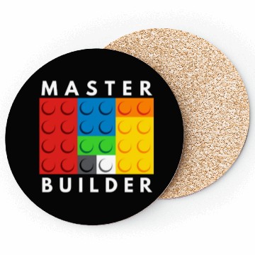 Discover Master Builder Building Block Fun Gifts For Anyone Coasters