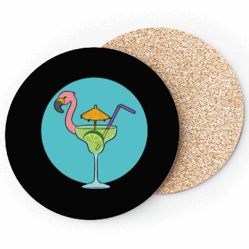 Discover Flamingo Cocktail Coasters