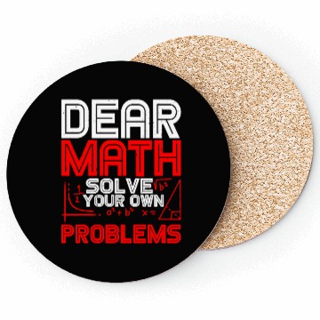Discover Dear Math, Solve Your Own Problems 2 Coasters