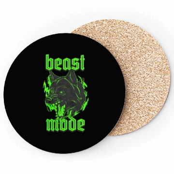 Discover Beast Neon Mode Coasters