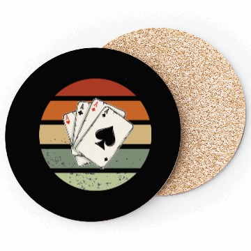 Discover Playing Cards For Bridge Player Coasters