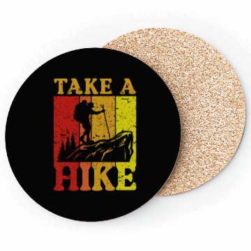 Discover Take a Hike Wanderlust Hiker Hiking Mountains Coasters