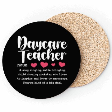 Discover Daycare Teacher Definition Coasters
