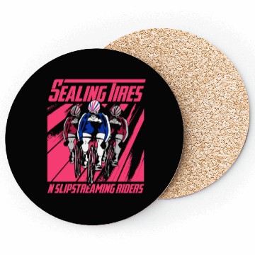 Discover Cycling Cyclist Funny Coasters