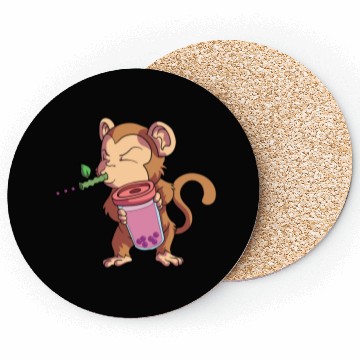Discover Monkey Bubble Tea Year Of The Monkey Chinese Coasters
