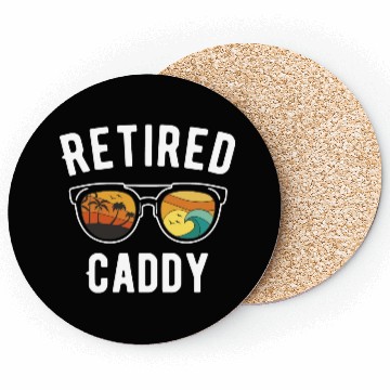 Discover Retirement Beach Caddy Sunglasses Design Coasters