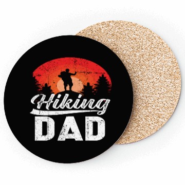 Discover Hiking Dad Coasters