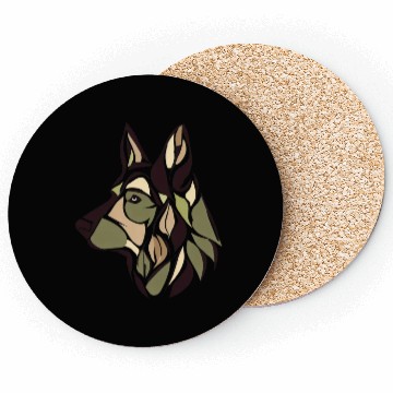 Discover GERMAN SHEPHERD ART PUPPY DOG ANIMALS ART Coasters