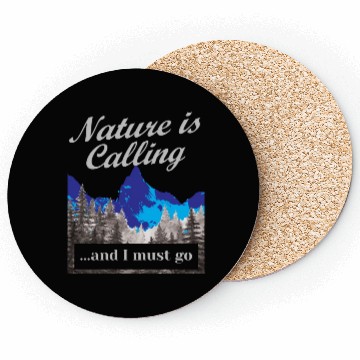Discover Hiking Nature is Calling Hike Vintage Coasters