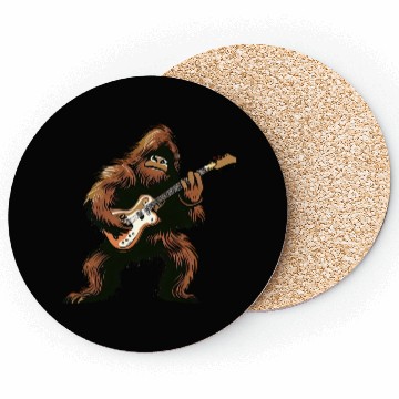 Discover Bigfoot plays guitar Coasters