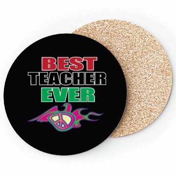 Discover Best Teacher Ever, Teacher appreciation Gift Coasters