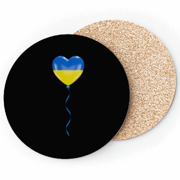 Discover Solidarity and a heart for Ukraine Coasters