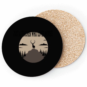 Discover just a teacher who loves moose Coasters