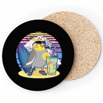 Discover Summer Cockatiel Coasters