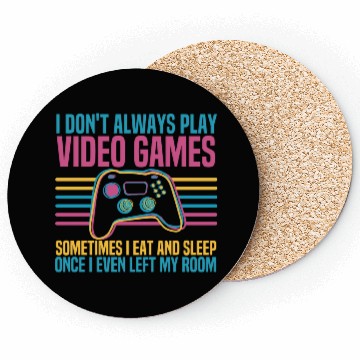 Discover Retro Video Game Controller Cool Gaming Coasters
