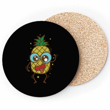 Discover crazy Pineapple tropical sweet Fruit Coasters