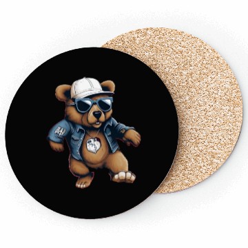 Discover Streetstyle Bear Graffiti Street Art Coasters