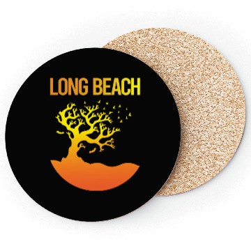 Discover Neon Tree Art Long Beach 70s Coasters