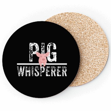 Discover Funny Pig Whisperer Farmer Gift Coasters