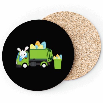 Discover Garbage Truck Easter Bunny Egg Hunt Toddler Kids B Coasters