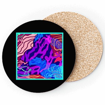 Discover Ocean Nature Painting Coasters