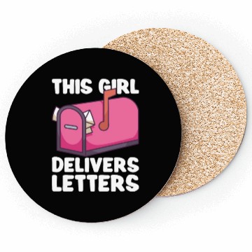 Discover Postal Worker Mail Lady Mail Carrier Postal Coasters